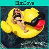 Yellow Duck Float Pool Lounge Pvc Cartoon Water Ride For Adults Kids