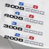 Car 3D Metal For Peugeot 2008 5008 3008 4008 French Tricolor XZLKD6 Body Emblem Badge Decals Auto Tail Sticker Decorative Accessories