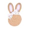 Easter Bunny Rope Craft Holiday Party Table Decoration Heat Insulation Mat