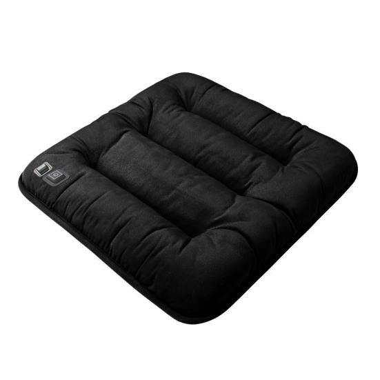 Cuscino per Sedile Riscaldato con 3 Livelli di Temperatura Lavabile Spegnimento Automatico 4 Ore