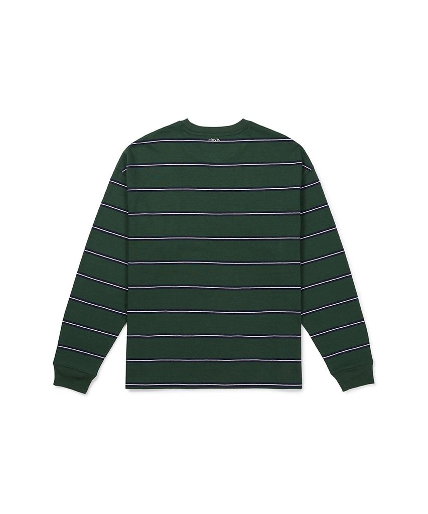 CLOVE [26Fw CLOVE] Stripe Long Sleeve T-Shirt_Men (Green)