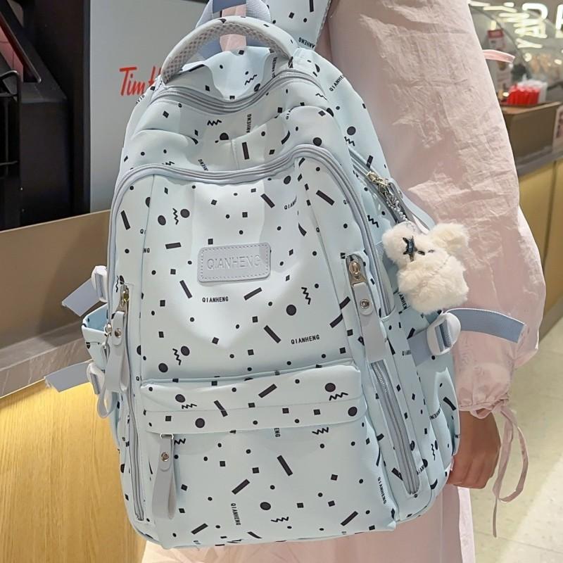Schoolbag Junior High School Girl Student Face Value Large Capacity Backpack Travel College Female