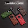 Genuine Leather Crocodile Skull Half Package Case for iQOO Neo6/Neo6SE