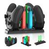 Controller Charger Base for Switch 6 In 1 Charging Station Black for Switch and Pro Controller for PowerA Pro Joy-Controller (Not Controller)