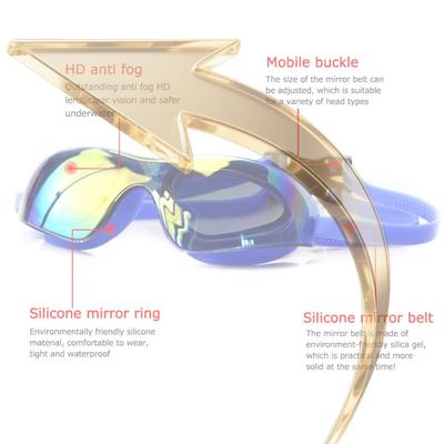 Professional Swim Glasses Adjustable Electroplate Diving Glasses No Leaking Swim Sports Eyewear for Women Men Youth Kids