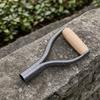 Y-Grip Tool Handle with Wooden Grip Two-Handed for Outdoor Work, Landscapers