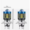 2X H4 Motorcycle Headlight Bulbs High Beam Low Beam Lamp 12V DC 6000K