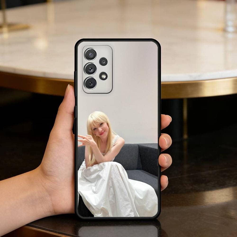 Singer Carly Rae Jepsen Phone Case For Samsung Galaxy A73,A72,A71,A70,A53,A52,A51,Soft Silicone Black Cover