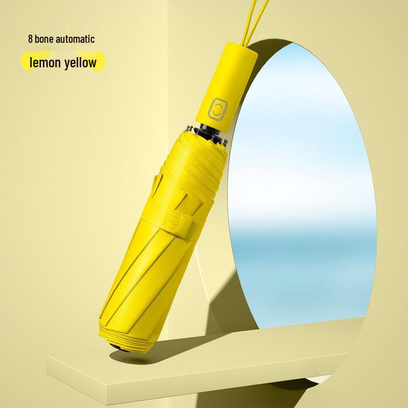 

Automatic Minimalist Sun & Rain Folding Umbrella - Stylish Logo Gift