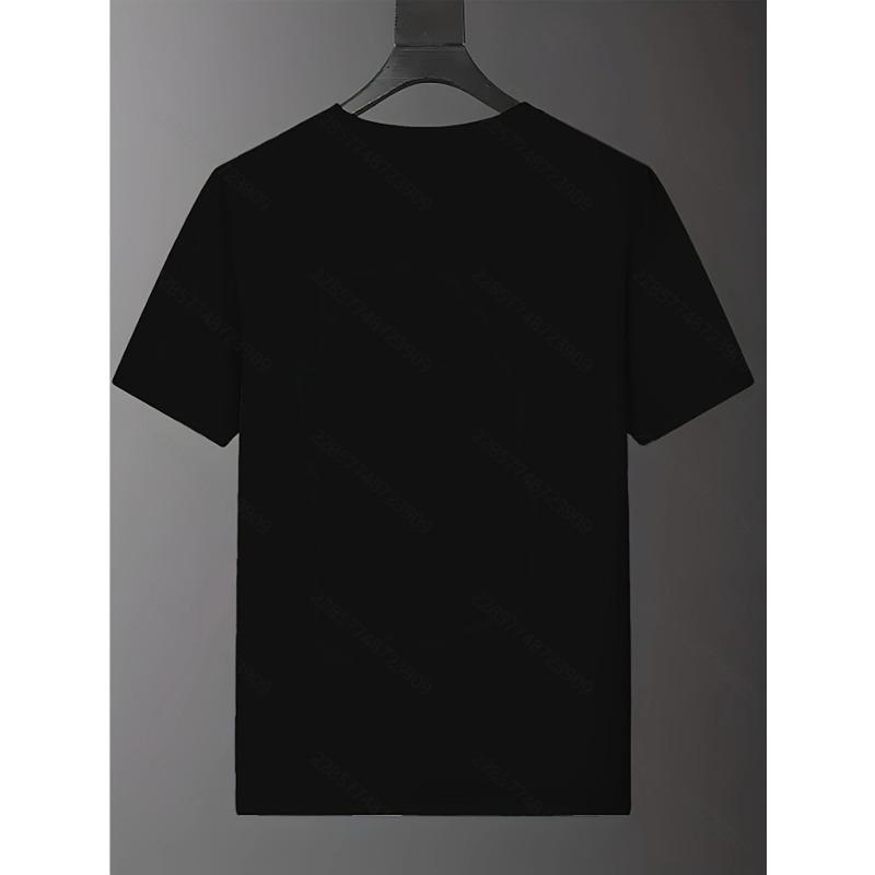 Europäische Größen Europäische und Amerikanische Herrenmode Bedrucktes Lässiges Sport Kurzarm Street Hip Hop T-Shirt