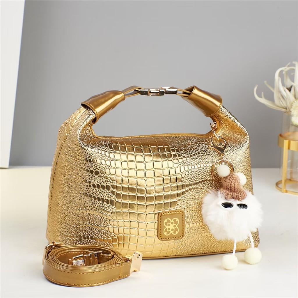 Borsa a tracolla a forma di cuscino in PU per lo stile quotidiano con scomparti multipli