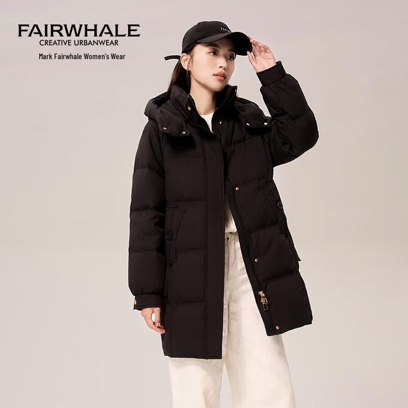 Женский пуховик средней длины Mark Fairwhale для зимы XL