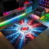 Blackburn Rovers Football Design Crystal Velvet Carpet Cozy Non?Slip Printed Rug For Bedroom Living Room Entrance