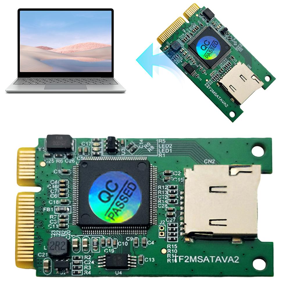 Micro SD TF Card To MSATA TF Card Rearder Adapter Embedded Industrial Mobile SSD