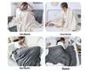 Cross-Border Knitted Lightweight Shawl: Cozy Autumn/Winter Blanket for Office, Airplane & Leisure