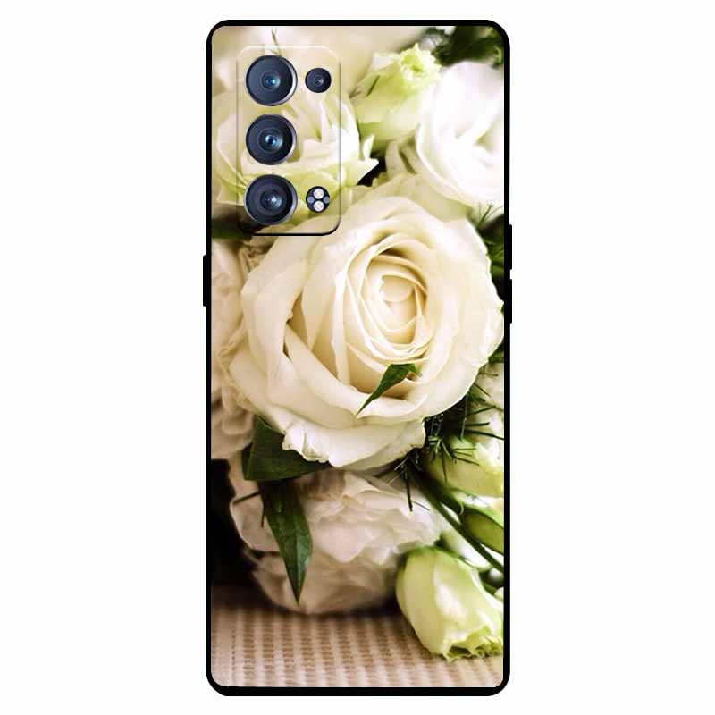 For Oppo Reno 6 Pro 5G Case Snapdragon Shockproof Soft Silicone TPU Back Cover For Oppo Reno 6 Pro CPH2247 Phone Cases Cute Capa