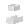 Household Plastic Folding Storage Box Collapsible Crate Desktop Holder Stationery Makeup Sundries Storage Basket Home Storage