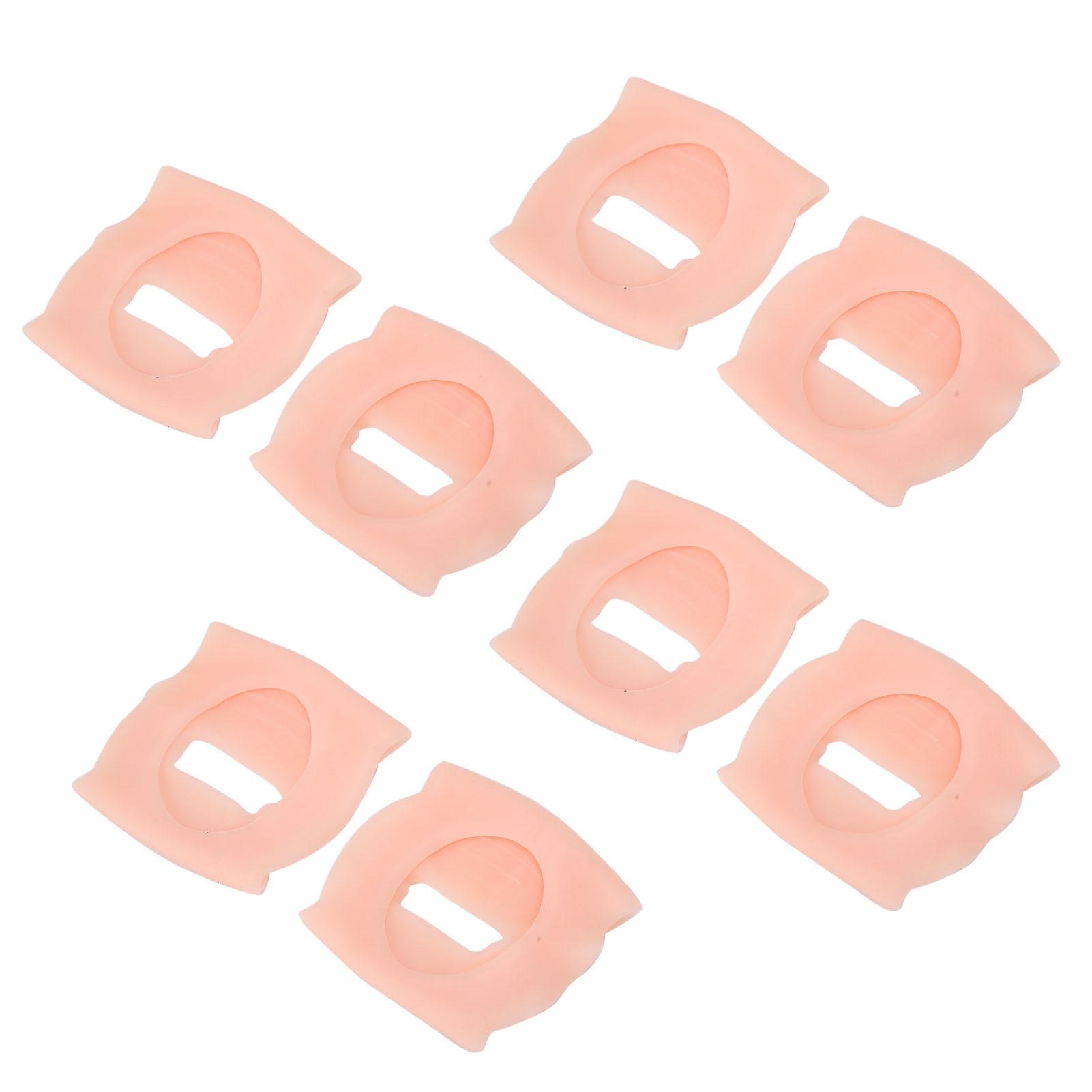 4 Pairs SEBS Arch Support Orthopedic Pads for Women Men Foot Varus Vaus O-Type Leg Correction(White )
