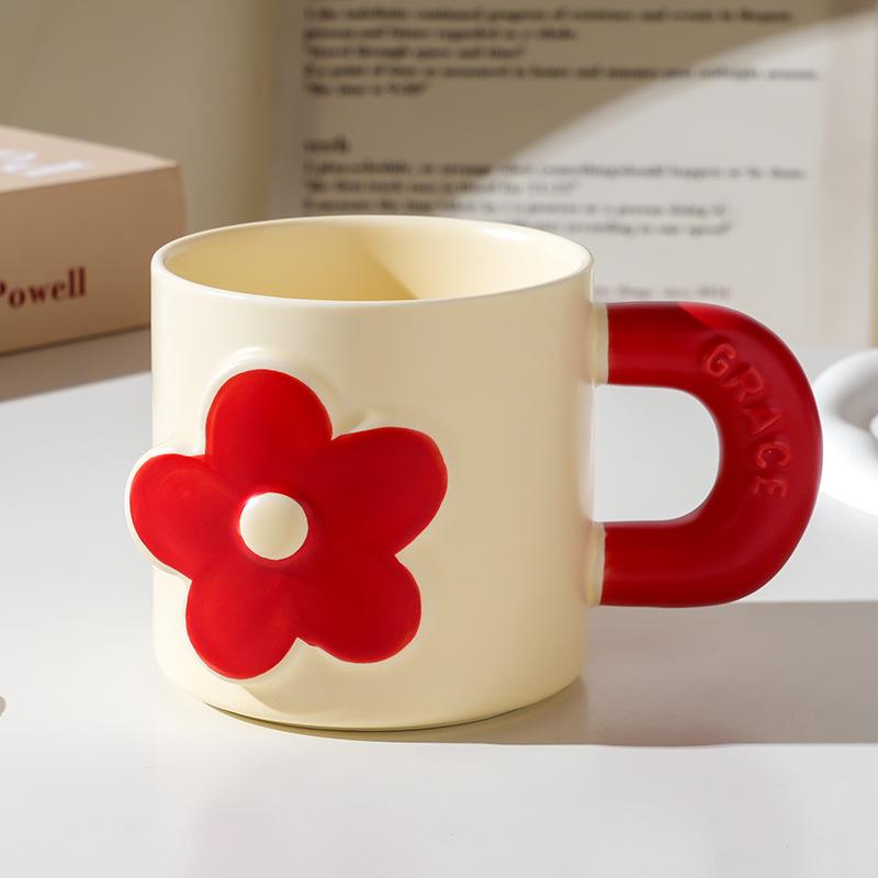 High Value Ins Ceramic Bowl Set Gift Box Household Bowl Utensils High Quality Sense Plate Bowl Combination Souvenir Mug