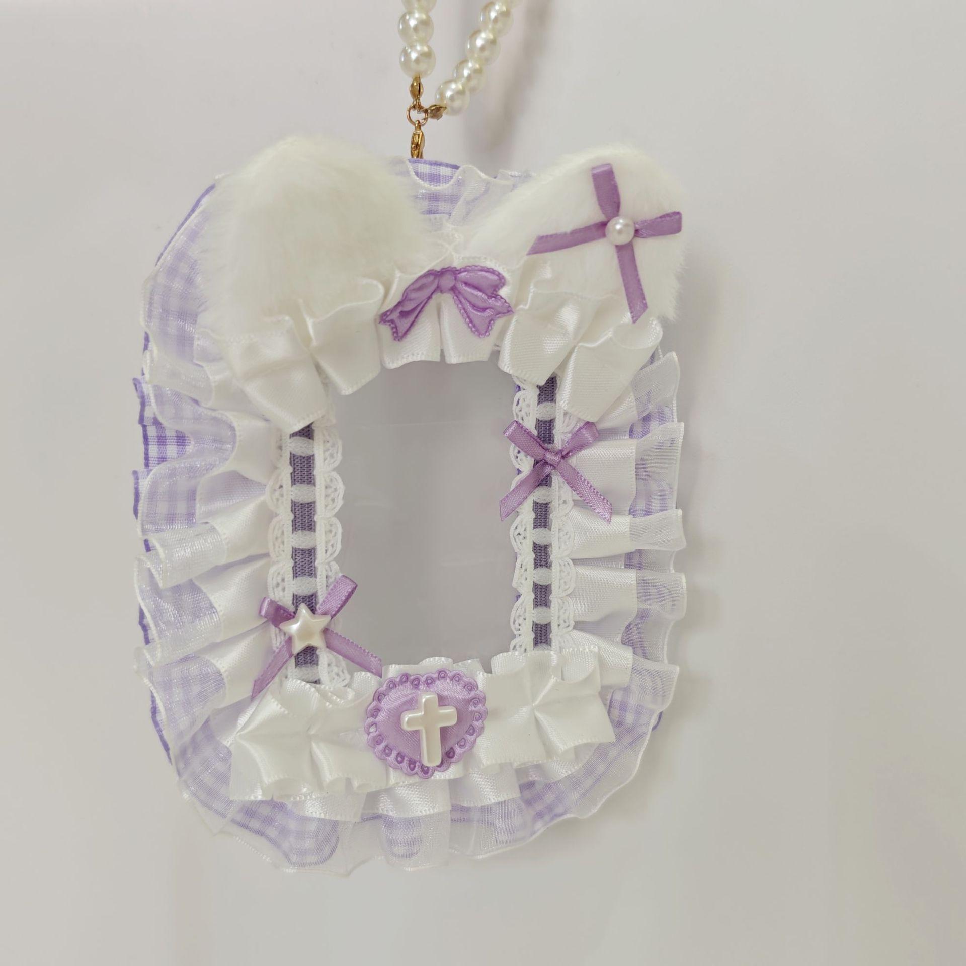 

Кружевной плюшевый кардхолдер «Крылья ангела» от Guka