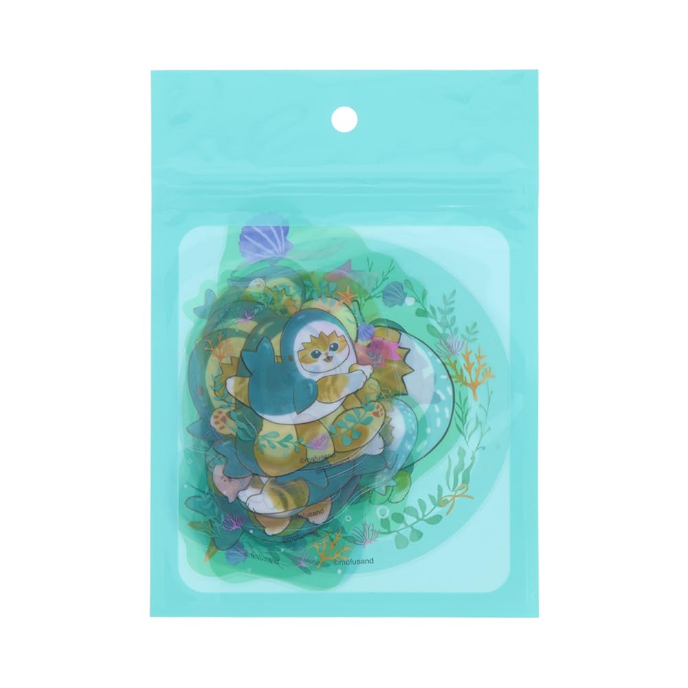 Sunstar Stationery mofusand Removable Shark Nyan Sticker S8593841