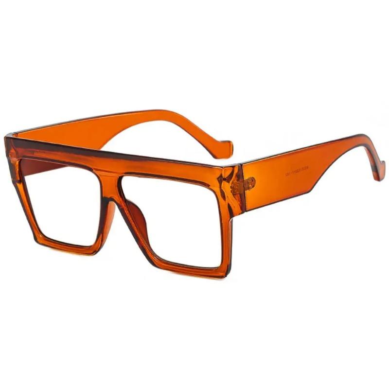 Fashion Designer Oversized Square Reading Glasses Women Men Large Frame Lady Elegant Eyeglasses Clear Anti Blue Light Vision +2