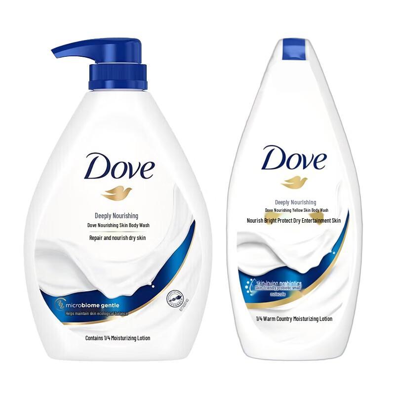 Dove Deeply Nourishing Body Wash (680g + 200g)