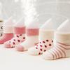 5 Pairs Pink Blue Newborn Socks Cotton Winter Socks New Baby Short Socks  for 0-3 Years Old