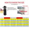 2 PCS Car Shock Absorber Spring Bumper Auto-buffers A/B/C/D/E/F Type Springs Bumpers Cushion