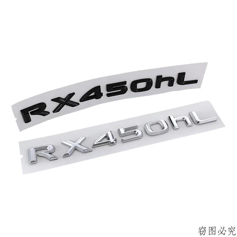 Litery ABS Emblemat Boczny Karoserii Samochodu Naklejka na Tylną Klapę dla Lexus RX450hL RX450h RX200t ES200t ES300H IS300 GX470 GX460
