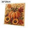 1 Set Kit Pittura Perle Tema Autunnale Creativo Kit Pittura Diamante Kit Arte Diamante Scintillante Kit Pittura Perle Fai da Te Regalo del Ringraziamento