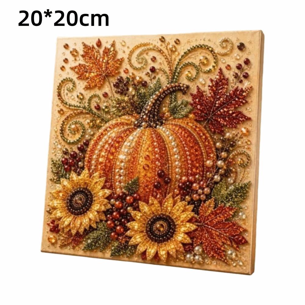 1 Set Kit Pittura Perle Tema Autunnale Creativo Kit Pittura Diamante Kit Arte Diamante Scintillante Kit Pittura Perle Fai da Te Regalo del Ringraziamento