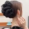 Pinza per Capelli da Donna Decorazione in Tessuto Multistrato Colore Solido Artiglio Forte Antiscivolo Decorazione Capelli Organizzazione Strumento per Acconciatura da Donna