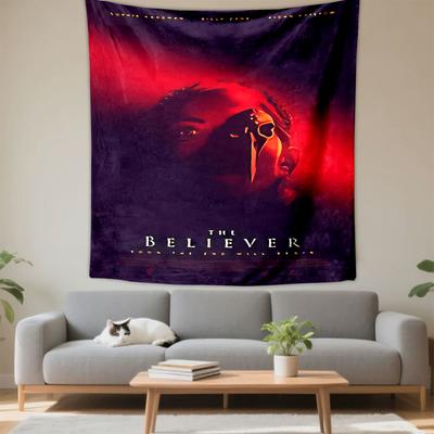 The Believer Movie Poster Tapestry Wall Hanging, Ryan Gosling Indie Film Art, Cinematic Wall Decor for Bedroom Living Room Dorm