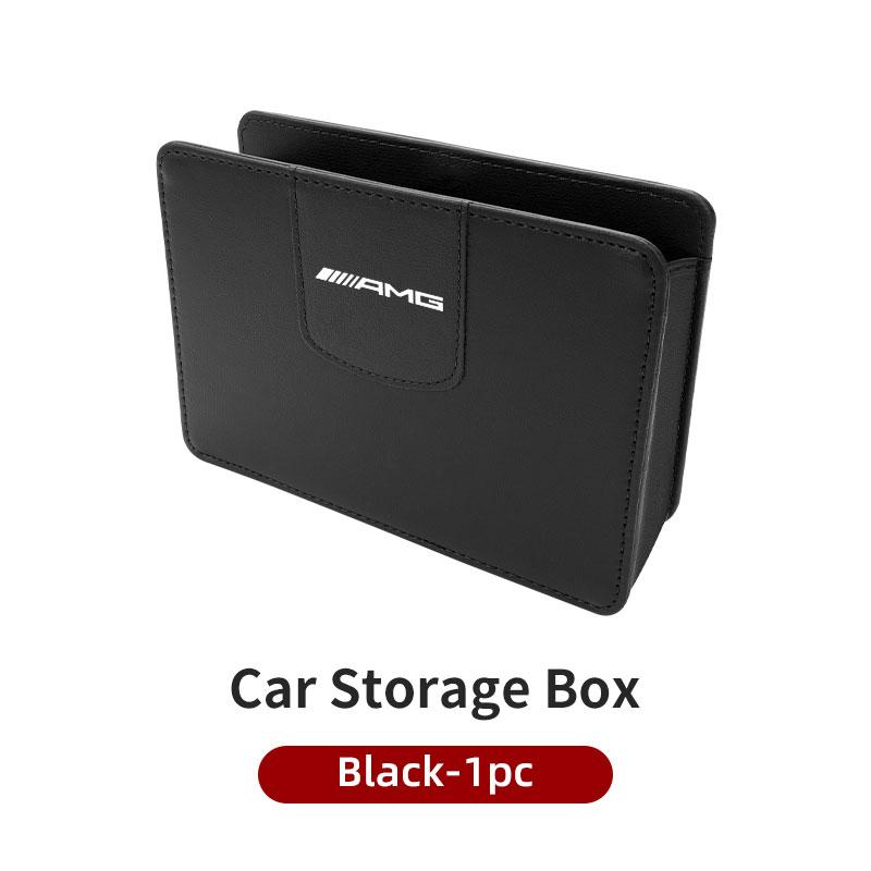 Car Door Storage Bag Drink Waste Card Key Sunglasses Holder For Mercedes Benz AMG C180 C300 W124 W176 W177 C200 C260 GLC CLE CLA