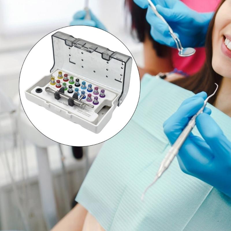 Universelle Prothesen-Kits Dental-Implantat-Wiederherstellungswerkzeug Drehmoment-Schraubendreher Schraubenschlüssel Reparaturwerkzeuge für Zahnkliniken