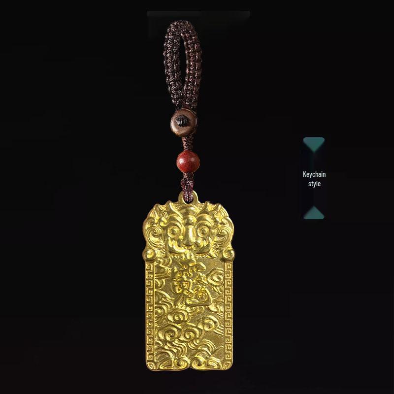 

2026 Kylin Auspicious Clouds 999 Sterling Silver Necklace with Niche Ancient Method Square Pendant - Women s Pure Silver Birthday Gift