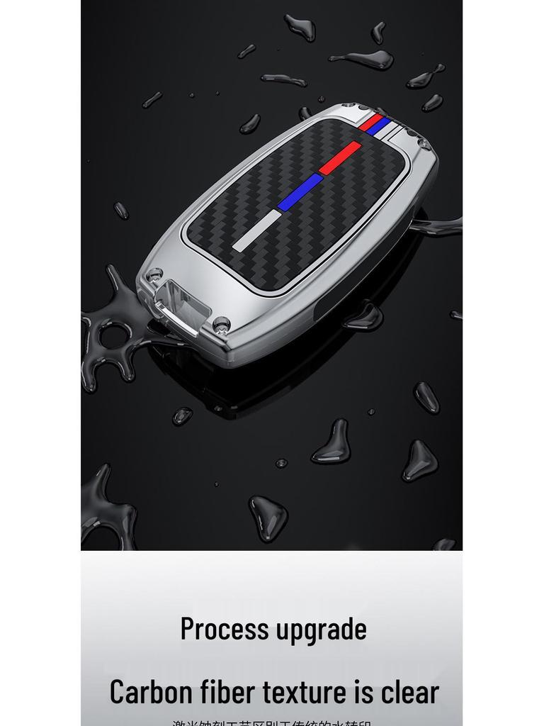Compatible Metal Key Case for Kia Models: 19 K3, 13-17 K5, KX3, KX5, Furui Di, K4, K2, KX7.