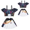 Set costume da bagno casual alla moda per bambini