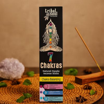 Incense Sticks 7 Chakras Message Card Tribal Soul