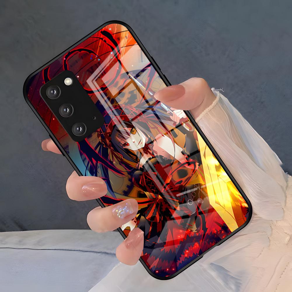 Game Date A Live Phone Case For Samsung S26 S25 Plus S20 S20 Plus S22 Ultra S23 FE S21 Plus S21 Ultra Glass Cover