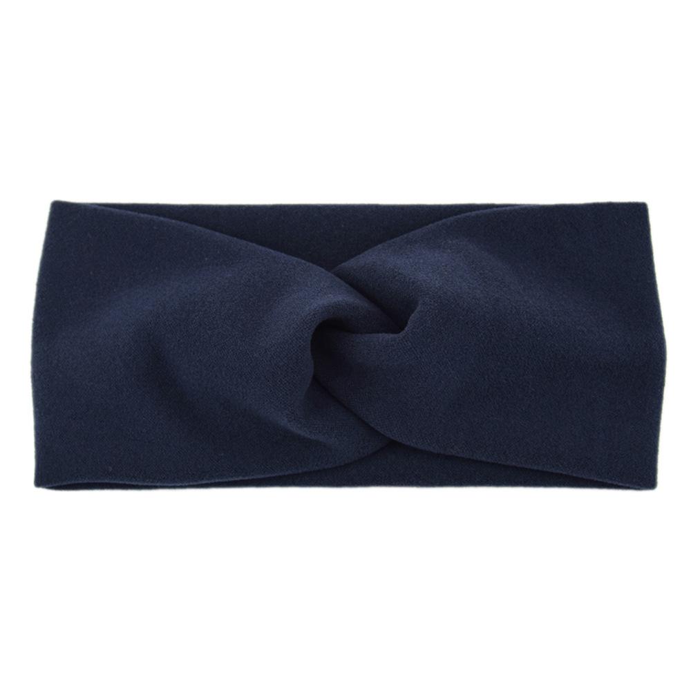 New Wide Cross Headbands For Woman Solid Hairband Elastic Sports Yoga Headwear Girls Hair Band Hair Accessories Korean Style