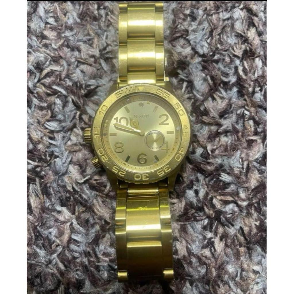 Used nixon minimize 42-20 Nixon 9k gold NIXON watch CHRONO Nixon chronograph