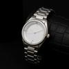 Silver Watch Case Fit 33.5mm Dial For Seiko Grand NH35/NH36/34/4R Automatic Movement Sapphire Crystal Strap Mod Parts