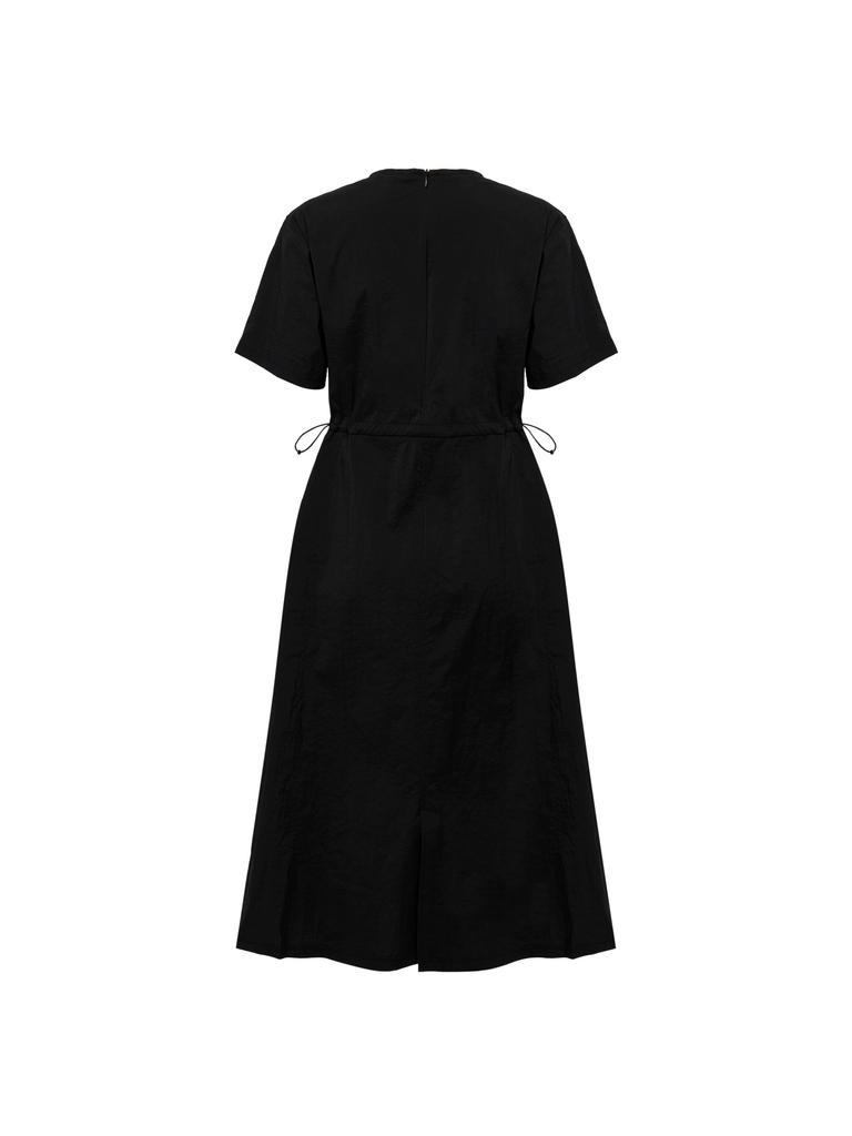 EIDER Tour Women'S Woven Short Sleeve Dress_Black