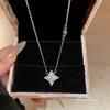 Enkelt Stjärn Zirkon Hängsmycke Halsband För Kontorskläder Och Vardagsmode