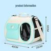 Portable Breathable Cat Backpack with Single Shoulder Strap for Travel and Car Use