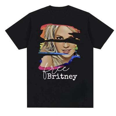Britney Spears Graphic TShirt Unisex Fashion Trendy Aesthetic Tee Vintage HipHop Cotton Top Women And Unisex Tshirts