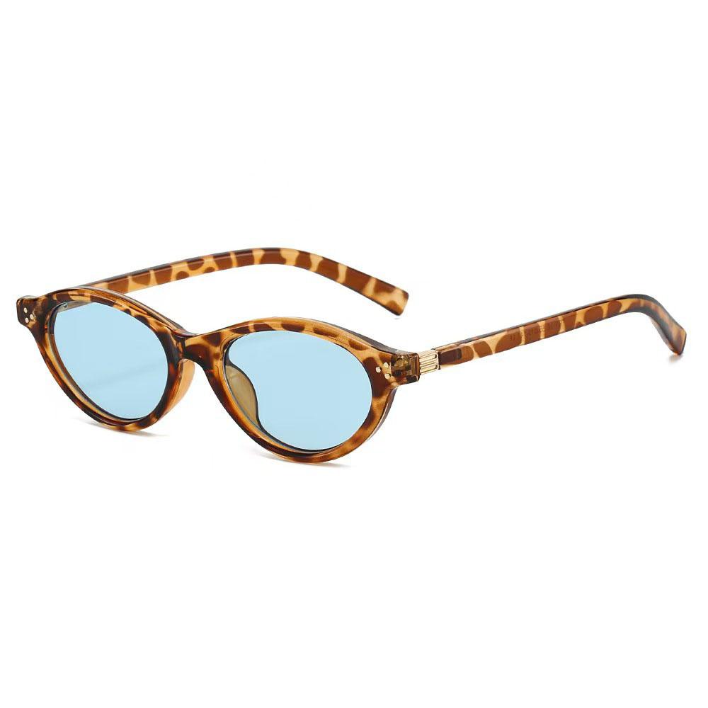 Oval Shape Women Sunglasses Material Anti-Glare Fashion Sun Glasses Campus Style Men Sun Glass