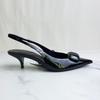 Pointed Toe High Heeled Women Summer Sandals Elegant  Trend  Dress Party Office Lady Shoes Patent Leather Stilettos